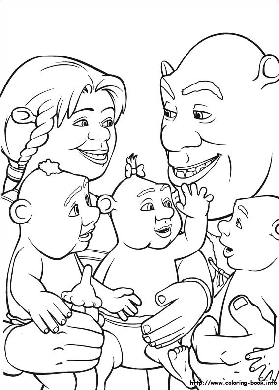 Shrek the Third coloring picture